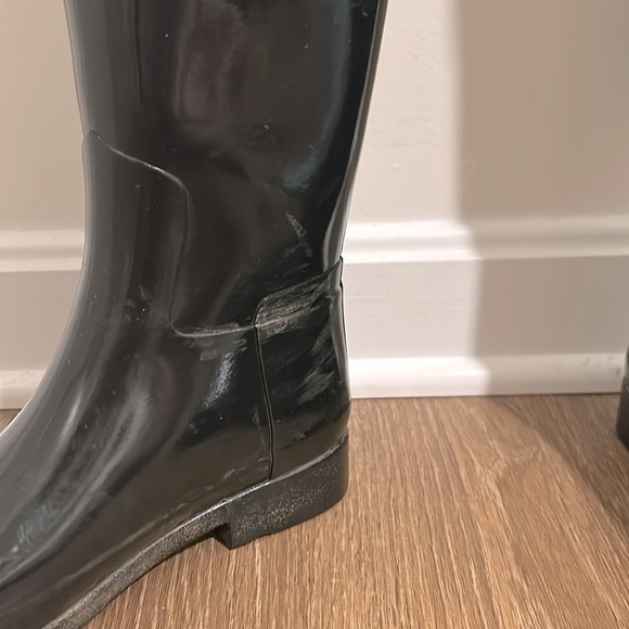 HUNTER Tall Original Refined Glossy Rain Boot - Picture 5 of 9